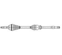 METELLI 17-0851 Drive Shaft for ,NISSAN,OPEL,RENAULT,VAUXHALL