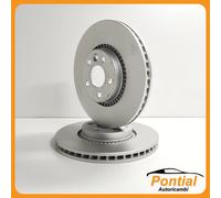 Metelli Pair Of Front Brake Discs Ford Galaxy II S-Max Volvo Cod. 23-1181C