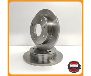 Metelli Pair Of Front Brake Discs Hyundai Atos 1.0 MX Cod. 23-0594