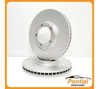 Metelli Pair Of Front Brake Discs Hyundai H1 From 1997 To 2007 Cod. 23-1079C