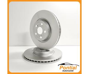 Metelli Pair Of Front Brake Discs Toyota Avensis 2.0 2003-2008 Cod. 23-0854C