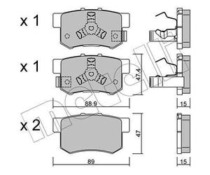 metelligroup 22-0173-1 - Made in Italy - Brake Pads
