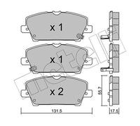 metelligroup 22-0728-0 - Made in Italy - Brake Pads