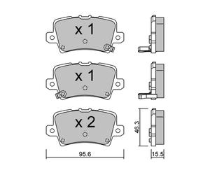 metelligroup 22-0729-0 - Made in Italy - Brake Pads
