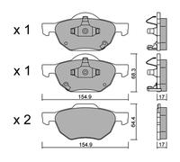 metelligroup 22-0730-0 - Brake Pads