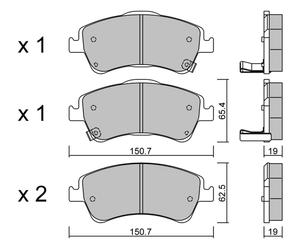 metelligroup 22-0795-0 - Made in Italy - Brake Pads