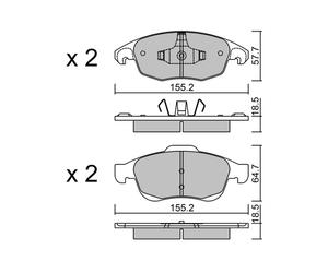 metelligroup 22-0800-0 Brake Pads, Made in Italy