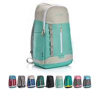 meteor 10 and 20 L Cool Backpack Cooler Bag Insulated Backpack Lunch Backpack Cool Box Picnic Backpack Ice Camping Bag Picnic Bag Outdoor Travel Bag (10 L, Sea/Green)