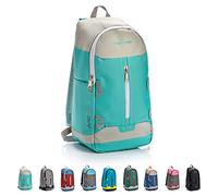 meteor 10 and 20 L Cool Backpack Cooler Bag Insulated Backpack Lunch Backpack Cool Box Picnic Backpack Ice Camping Bag Picnic Bag Outdoor Travel Bag (10 L, Turquoise/Pink)