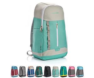 meteor 10 and 20 L Cool Backpack Cooler Bag Insulated Backpack Lunch Backpack Cool Box Picnic Backpack Ice Camping Bag Picnic Bag Outdoor Travel Bag (10 L, Sea/Green)