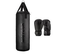 Meteor 12kg Punching Bag and 6oz Boxing Gloves Set