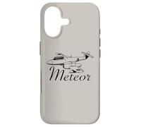 Meteor 1st British Jet Fighter Plane Flying Diagram Case for iPhone 17