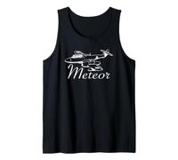 Meteor 1st British Jet Fighter Plane Flying Tank Top
