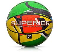 meteor Basketball Children Women Men Sizes 5 6 7 Orange Ideal For Indoor Training Matches Soft Non-Slip Surface High Durability Good Grip Rubber (SUPERIOR #7, GRAFFITI)
