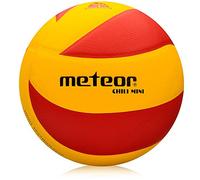 Meteor Chilli Volleyball Mini Balls for Kids Size 4 and 5 Volleyballs for Women - Micro PU Faux Leather Made of Microfibre, #5