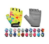 meteor Kids Cycling Gloves - Durable Anti-Slip Bicycle Gloves for Boys and Girls, Breathable, Soft Padding for Safety, Ideal for Bike Riding and Outdoor Sports