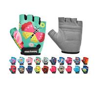 meteor Kids Cycling Gloves - Durable Anti-Slip Bicycle Gloves for Boys and Girls, Breathable, Soft Padding for Safety, Ideal for Bike Riding and Outdoor Sports