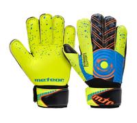 meteor Goalie Gloves for Kids Goalkeeper Gloves Football Goalkeeping Gloves Boys Youth Adult Junior Children Strong Keeper Grip Finger Protection Prevent Injuries Embossed Back Football