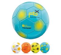 meteor - Football for Kids, Women & Men - Soft Non-Slip Rubber Ball for Indoor Training & Outdoor Matches - Durable Moon Ball with Pump Option - Size 5 - Colour: Blue