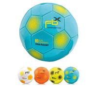 meteor - Football for Kids, Women & Men - Soft Non-Slip Rubber Ball for Indoor Training & Outdoor Matches - Durable Moon Ball with Pump Option - Size 3 - Colour: Blue