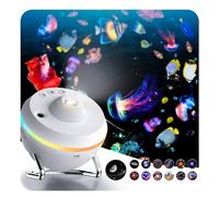 Meteor Galaxy Projector for Bedroom, 13 in 1 Planetarium Projector with Timer, Meteor & RGB Lighting Effects, Multicolor Night Light for Kids, Adults