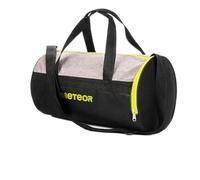 meteor Gym Duffel Cabin Holdall Bag - Lightweight Sports Luggage with Shoe Compartment, Shoulder Strap, Underseat Hand Size for Travel Workout Weekend Overnight (Black/Green, 20L)