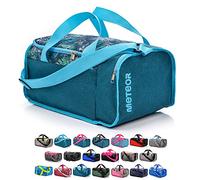 meteor Gym Duffel Cabin Holdall Bag - Lightweight Sports Luggage with Shoe Compartment, Shoulder Strap, Underseat Hand Size for Travel Workout Weekend Overnight (Leaves, 20 L)
