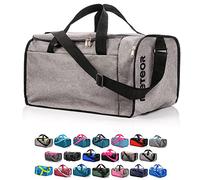 meteor Gym Duffel Cabin Holdall Bag - Lightweight Sports Luggage with Shoe Compartment, Shoulder Strap, Underseat Hand Size for Travel Workout Weekend Overnight