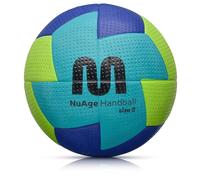 meteor - Handball, Volleyball for Kids, Boys, Girls, Teenagers and Women, Ideal for Small Hands, for Training, Soft Ball with Non-Slip Surface - Outdoor Sport - Size #2 - Colour: Green/Navy