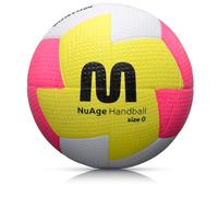 meteor - Handball, Volleyball for Kids, Boys, Girls, Teenagers and Women, Ideal for Small Hands, for Training, Soft Ball with Non-Slip Surface - Outdoor Sport - Size #0 - Colour: Yellow/Pink/White