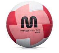 meteor - Handball, Volleyball for Kids, Boys, Girls, Teenagers and Women, Ideal for Small Hands, for Training, Soft Ball with Non-Slip Surface - Outdoor Sport - Size #2 - Colour: Pink/White