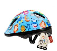 meteor Helmet For Baby Kids Toddler Childrens Boys Cycle Safety Crash Helmet Small Sizes For Child MTB Bike Bicycle Skateboard Scooter Hoverboard Riding Lightweight Adjustable Breathable MV62