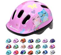 Meteor Kids Bike Helmet Toddler & Child Cycling Helmet, Lightweight Adjustable Scooter & Skate Helmet with Airflow Vents, Washable Padding, Safety Head Protection