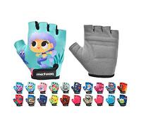 meteor Kids Cycling Gloves - Durable Anti-Slip Bicycle Gloves for Boys and Girls, Breathable, Soft Padding for Safety, Ideal for Bike Riding and Outdoor Sports
