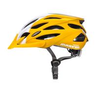 Meteor - MARVEN Cycle Helmet - Lightweight Adjustable Helmet for Men, Women, Kids - MTB, Bike, Scooter, Skateboard & Hoverboard - Breathable with Detachable Visor - Size M - Mint/White/Yellow