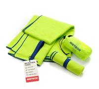 Meteor - Microfibre Quick Dry Towel - 42 x 55 cm - Lightweight Gym, Swimming, Yoga - Compact Beach Blanket, Bath Sheet - for Pets, Dogs - Camping Equipment - Men, Women, Kids - Green