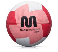 meteor - Handball, Volleyball for Kids, Boys, Girls, Teenagers and Women, Ideal for Small Hands, for Training, Soft Ball with Non-Slip Surface - Outdoor Sport - Size #2 - Colour: Pink/White