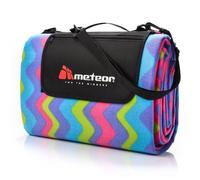 METEOR PICNIC BLANKET 200x200 cm XXL zigzags multicolor