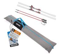 meteor Robust Ski Bag 180 cm with Carry Handles for 1 Pair of Skis and Poles - Ultralight Water-Repellent Ski Bag Foldable Ski Storage Bag Made of 600D Polyester Ski Cover Suitable for Aeroplane