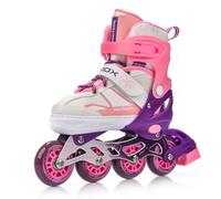 Inline Skates Children's Kids Inliners Roller Skates Rollers ABEC 7 Carbon Children's Inline Skates Adjustable Shoe Size (Pink, M 34-37)