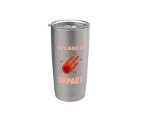 Meteor Shower Let's Make an Impact Science Design Stainless Steel Insulated Tumbler