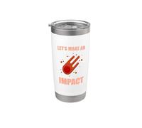 Meteor Shower Let's Make an Impact Science Design Stainless Steel Insulated Tumbler