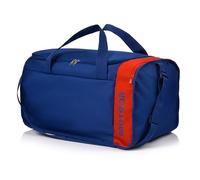 Meteor - Sports Duffel Bag - Cabin Size Travel Holdall for Gym - Lightweight PE Bag with Shoulder Strap & Shoe Pocket - Shoulder Bag - Gym Accessories - Blue/Raspberry - 40 L