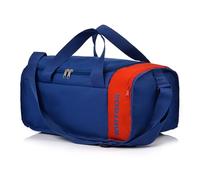 Meteor - Sports Duffel Bag - Cabin Size Travel Holdall for Gym - Lightweight PE Bag with Shoulder Strap & Shoe Pocket - Shoulder Bag - Gym Accessories - Blue/Raspberry - 20 L