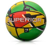 meteor Basketball for Women Men Sizes 5 6 7 Orange Ideal For Indoor Training Matches Soft Non-Slip Surface High Durability Good Grip Rubber (SUPERIOR #7, GRAFFITI)