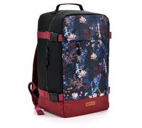 meteor - Travel Backpack - 40x20x25 - Underseat Cabin Bag, Carry On Bag, Lightweight Hand Luggage, for Weekend Trips - Travel Accessories - Holdall - Back Pack Men's, Women - Floral