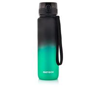 meteor Water bottle 1000 ml - Secure flip lid with lock for daily hydration - Durable and practical sports water bottle for training and travel - Sport water bottle Black/Green