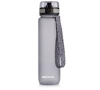 meteor Water bottle 1000 ml - Secure flip lid with lock for daily hydration - Durable and practical sports water bottle for training and travel - Sport water bottle Grey
