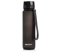 Water Bottle Fruit Infuser 350 ML 500ML 650ML 1000ML Large Reusable BPA Free Plastic Drinks Leak Proof Lid for Sports Gym Kids Core Infusion at Home Travel (1000 ml / 32 oz, Black)