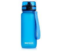 meteor Water bottle 650 ml - Secure flip lid with lock for daily hydration - Durable and practical sports water bottle for training and travel - Sport water bottle Blue